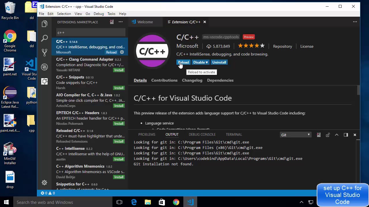when installing visual studio for mac what do you need for c++